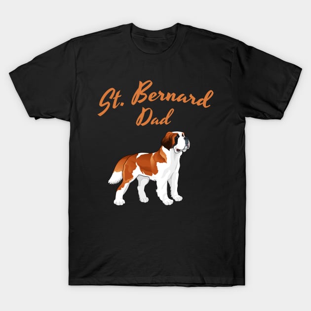 St. Bernard Dad T-Shirt by letnothingstopyou